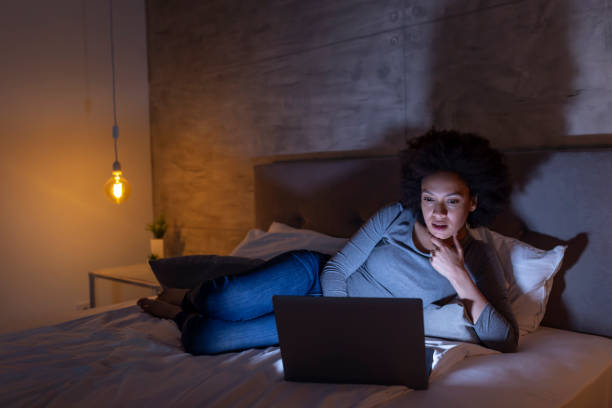 istock Woman working from home 1214789434