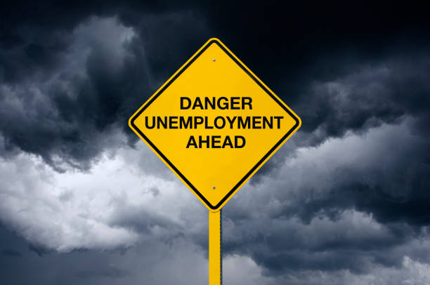 istock Danger Unemployment Ahead Road Sign 1214791060