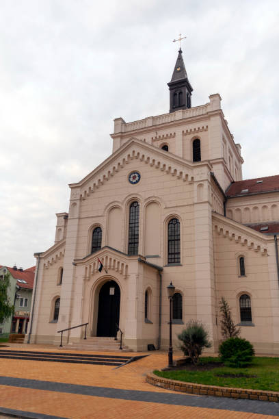 istock Lutheran church in Kecskemet, Hungary. 1214794374