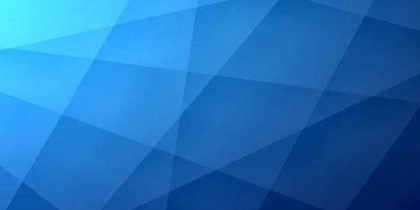 Abstract blue background - Geometric texture Modern and trendy abstract background. Geometric texture for your design (colors used: blue, black). Vector Illustration (EPS10, well layered and grouped), wide format (2:1). Easy to edit, manipulate, resize or colorize. polygon textures stock illustrations