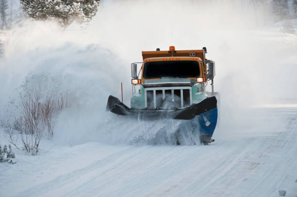 istock Snowplow clearing a road in Yellowstone National Park. 1214802610