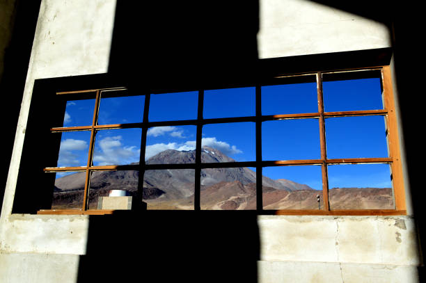 istock The Socompa volcano framed in the window 1214803958