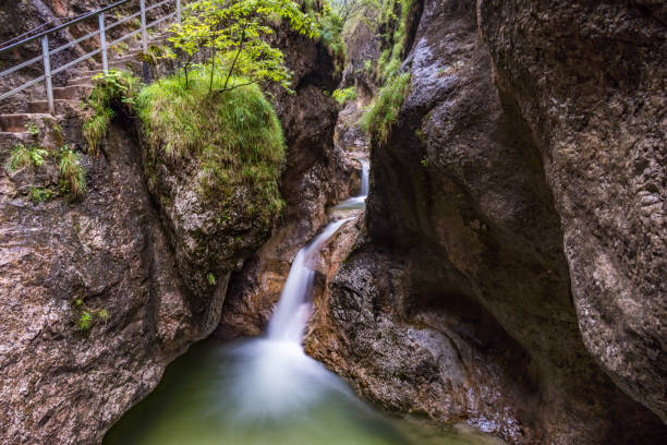 istock Almbachklamm and marble ball mill near Marktschellenberg 1214826544