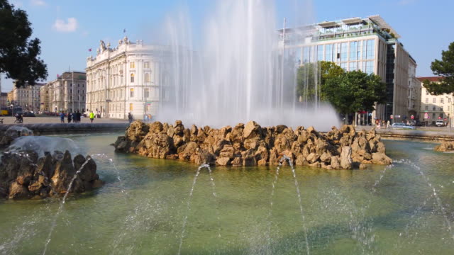 Hochstrahlbrunnen fountain in Vienna
