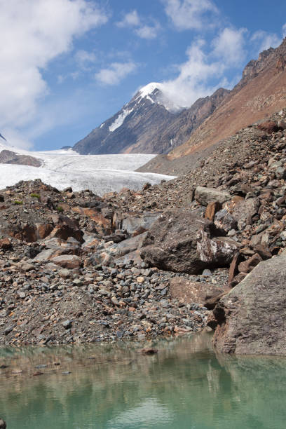 istock altai mountain lake glacier snow 1214833367