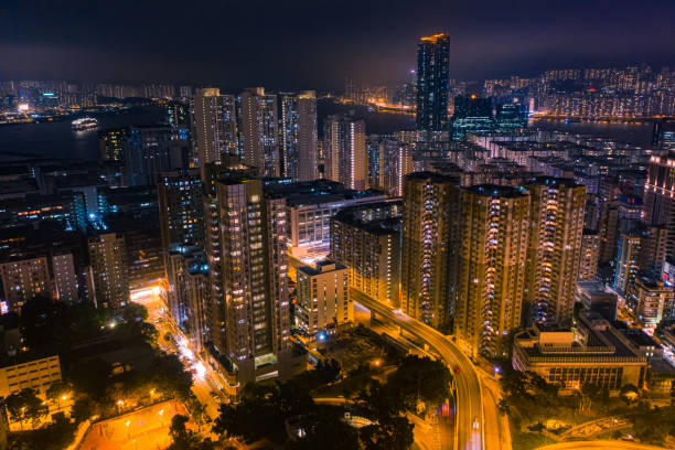 istock Hong Kong Kowloon city at night 1214837669