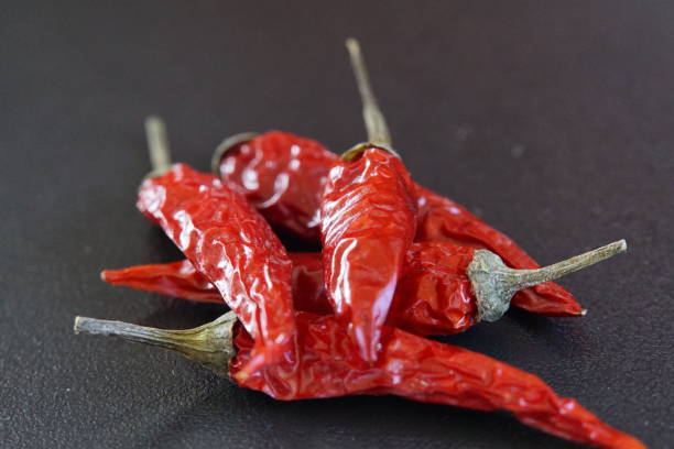 istock Dried chili hot pepper in close up 1214840453