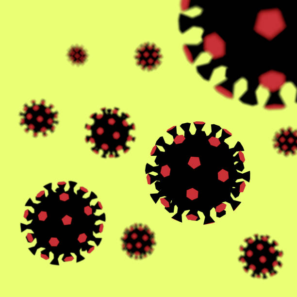 коронавирусный полигон - infectivity стоковые фото и изображения