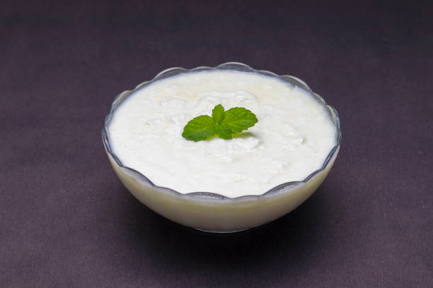 istock yogurt is good for health with black background 1214850893