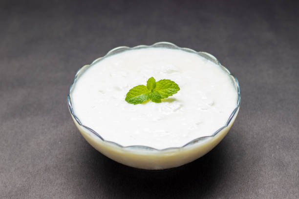 istock yogurt is good for health with black background 1214850933