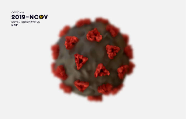 istock Novel Coronavirus (2019-nCoV). Virus Covid 19-NCP. Coronavirus nCoV denoted is single-stranded RNA virus. Isolated realistic 3d black and red viruses cells. SARS-CoV2. vector illustration. 1214853775
