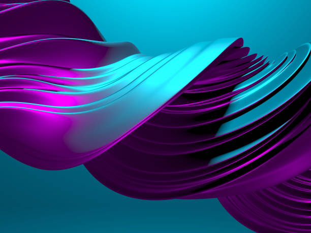 istock Colorful Liquid metallic wavy background 1214857233