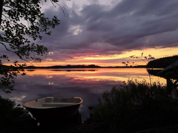 istock Finnish lake in the beautiful summer 1214858380