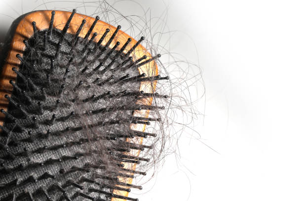 istock Dirty hair comb 1214861768