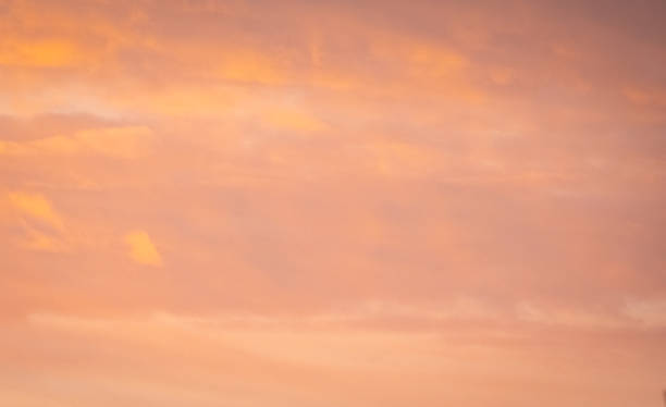 Peachy Orange Sunrise Paints the Sky