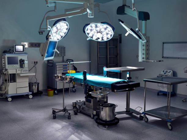 istock Empty hospital surgical room. 1214871224