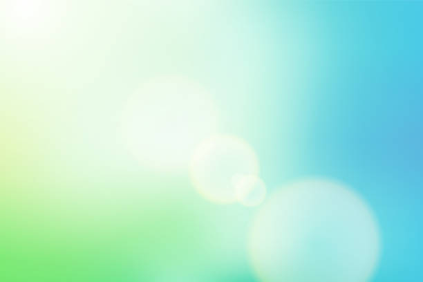 vector natural pastel color beautiful natural style of life. sunrise glitter lens flare, soft bokeh nature background, illustration light blue and green pastel sweet color filter abstract simplicity for advertising products background. use mash tool and gradient focus on foreground illustrations stock illustrations