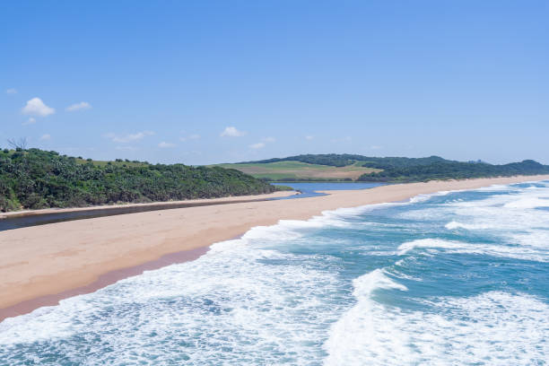 istock Flying Beach River Lagoon Ocean Coastline 1214878662