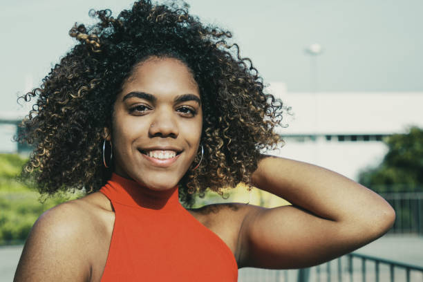 istock Cheerful attractive young woman 1214880467
