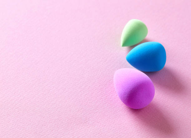 istock Colorful beauty sponges 1214882330