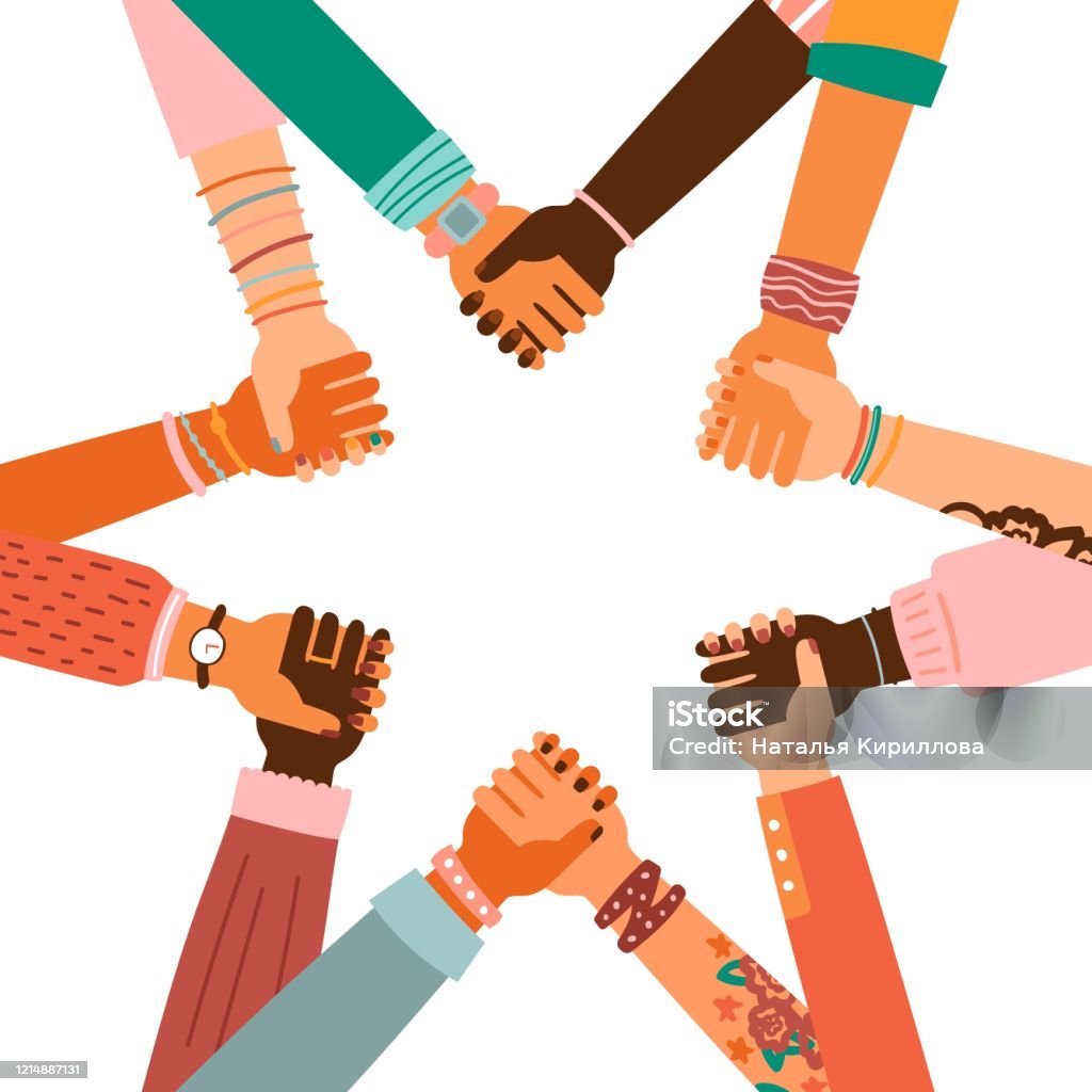 Ilustración de Ilustración De Manos Sosteniendo Se Unas A Otras y más Vectores Libres de Derechos de Naciones Unidas - Naciones Unidas, Diversidad, Grupo multiétnico - iStock Ilustración de Ilustración De Manos Sosteniendo Se Unas A Otras y más Vectores Libres de Derechos de Naciones Unidas - Naciones Unidas, Diversidad, Grupo multiétnico - iStock