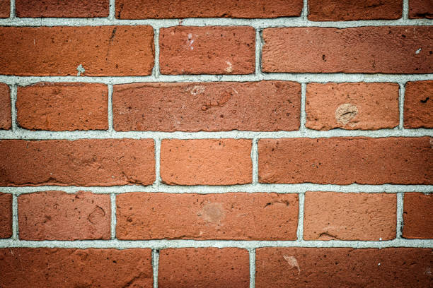 istock Brick wall as background, Red masonry panorama or texture of old raugh surface 1214887951