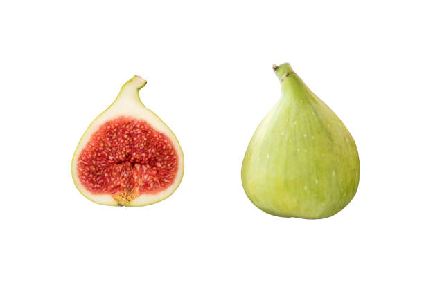 istock Fig isolated on white Background. Food background. 1214909346