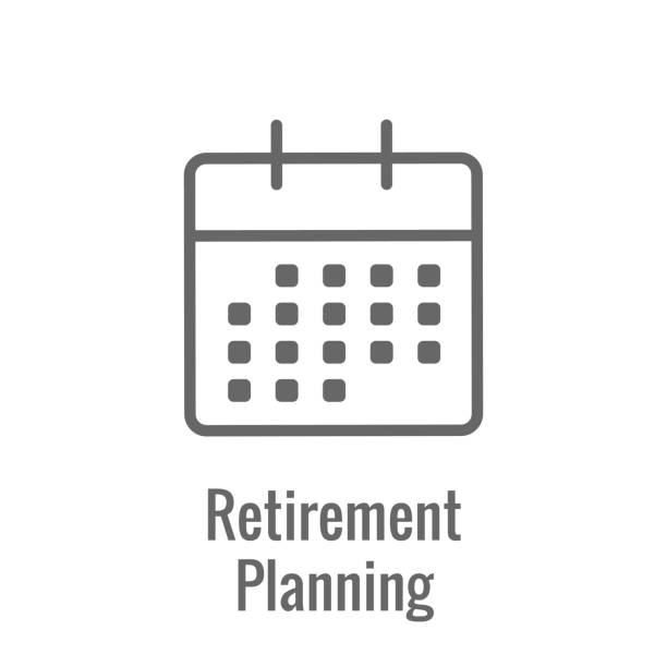Generational and Retirement Icon set showing considerations - retirement Generational - Retirement Icon set showing considerations for retirement gen-x-icon stock illustrations