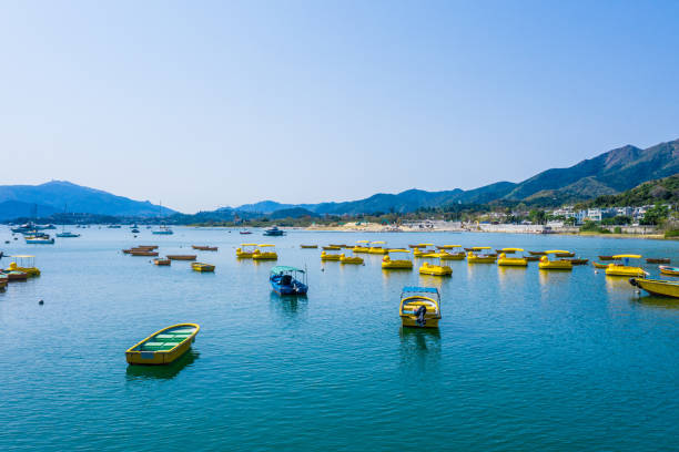 istock Boat anchored in the beach 1214916057