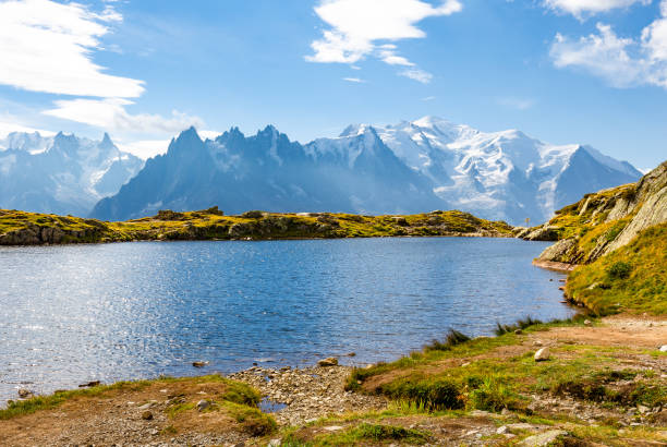 White Lake
lake, Mont Blanc mountain range, Chamonix.