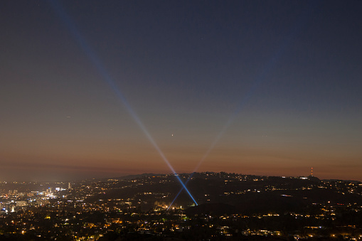 September, 15, 2016 night photography of Los Angeles from the griffith observatory
