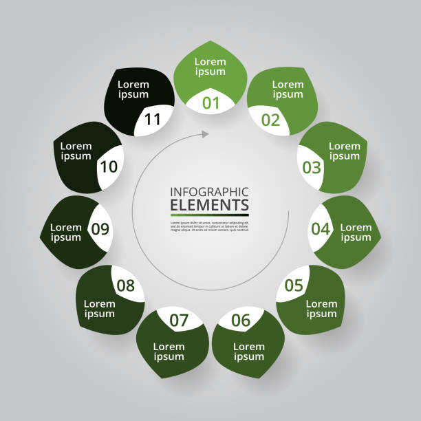 ilustrações, clipart, desenhos animados e ícones de elementos de design infográfico para o seu negócio. - 4727