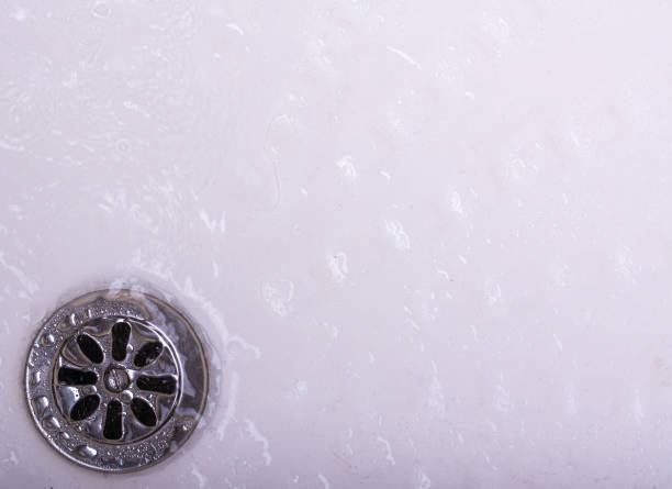 istock Shower drain detail 1214918951