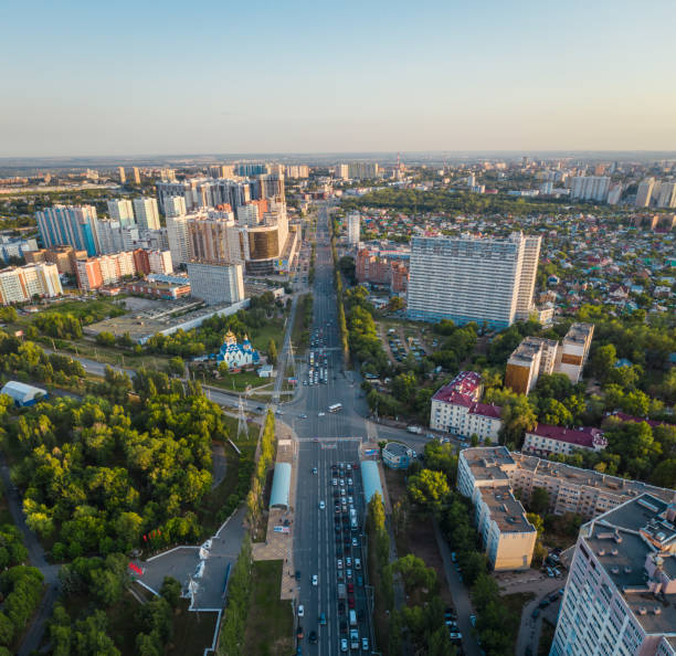 istock Aerial city view 1214921657