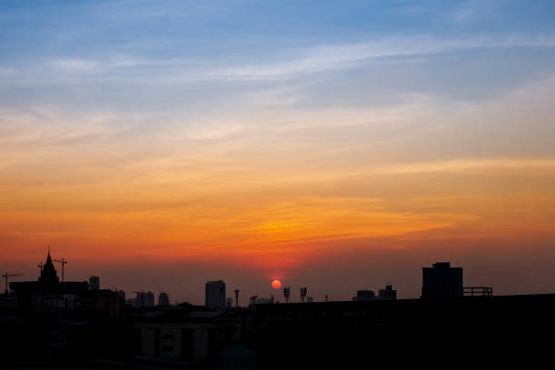 istock Amazing sky over the city 1214922352