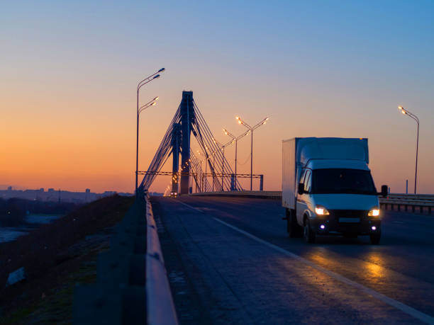 istock Truck on highway 1214922415