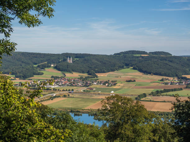 View over Bad Staffelstein Franconian Switzerland View over Bad Staffelstein Franconian Switzerland bad staffelstein stock pictures, royalty-free photos & images