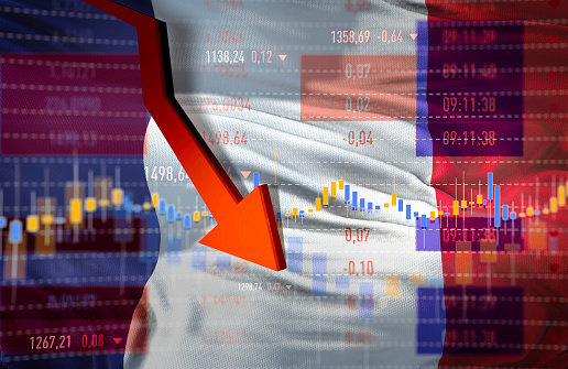 France, Stock Market Data, Stock Market Crash, Stock Market and Exchange, Moving Down