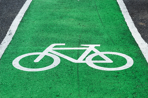Bicycle lanes, designed to make cycling safer.