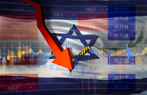 Israel, Stock Market Data, Stock Market Crash, Stock Market and Exchange, Moving Down