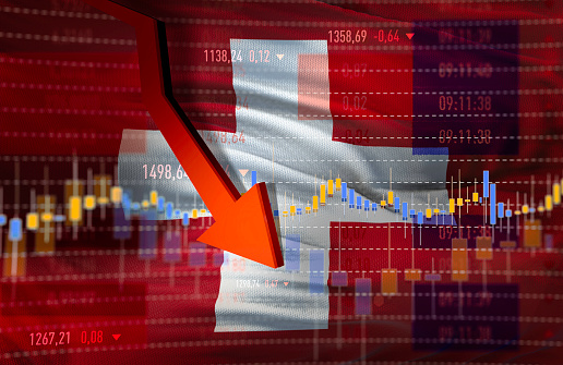 Switzerland, Stock Market Data, Stock Market Crash, Stock Market and Exchange, Moving Down