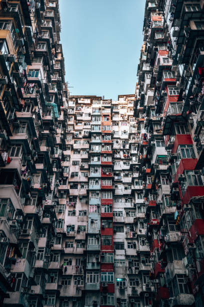 istock Popular monster building in Hong Kong 1214933934