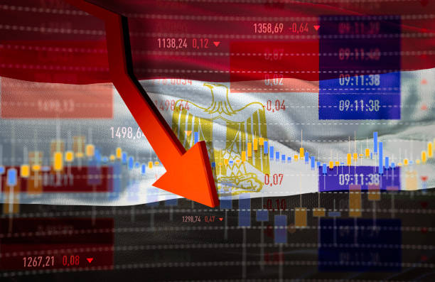 Egypt Economy Crash Egypt, Stock Market Data, Stock Market Crash, Stock Market and Exchange, Moving Down pound symbol stock pictures, royalty-free photos & images