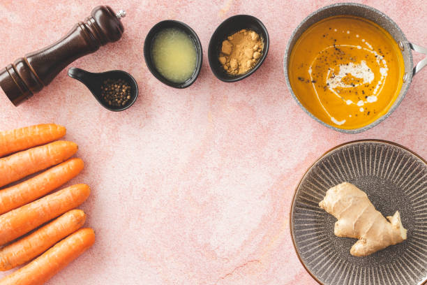 Carrot and pumpkin soup