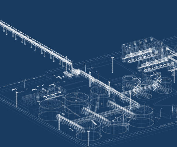 istock Scheme of the Seaport. 3D-rendering. 1214938293
