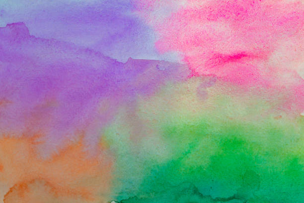 istock Watercolor background  hand made decoration. 1214939543