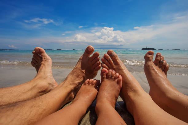 istock Happy family by the ocean 1214949215