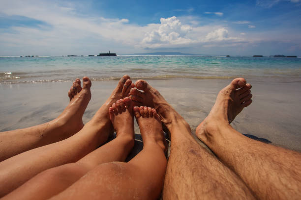 istock Happy family by the ocean 1214949256
