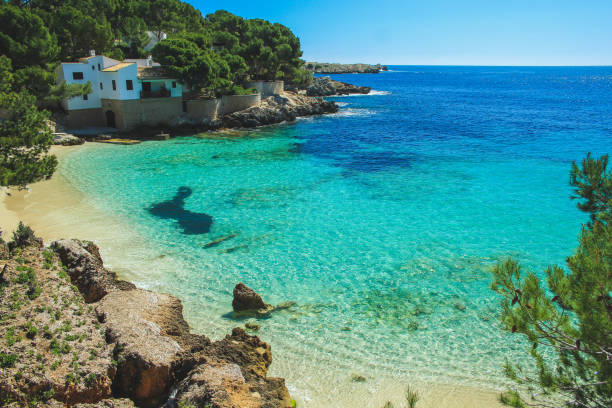 istock Cala Gat beach in Cala Rajada 1214952688