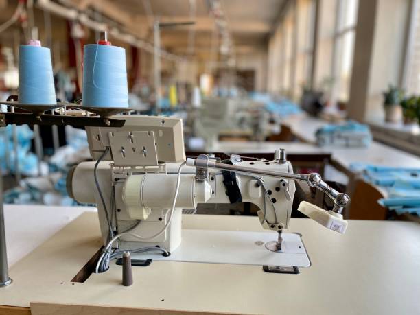 istock Sewing production factory in Europe 1214958351